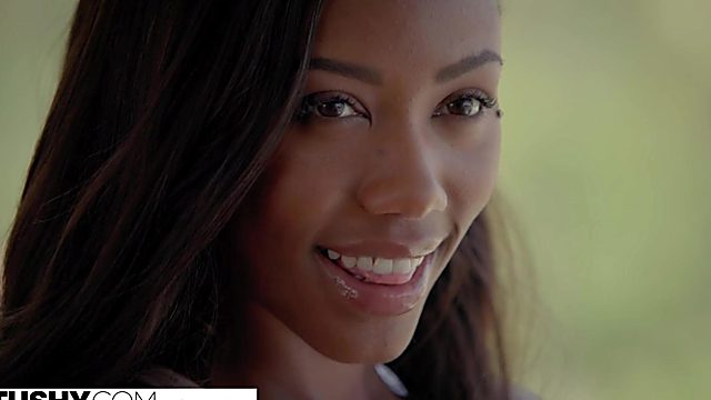 Stunning ebony actress's first anal fuck