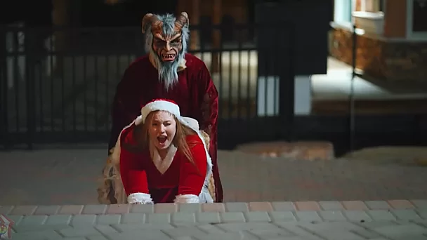 La femme du père noël l'a trompé avec du krampus