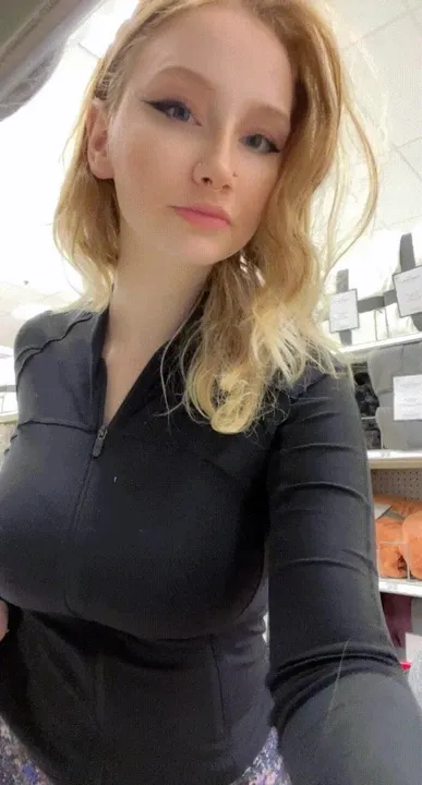 My huge boobs at Target