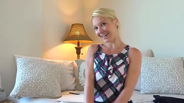 Real Estate Agent Laura Bentley rides dick to sell a house - Milf Porn