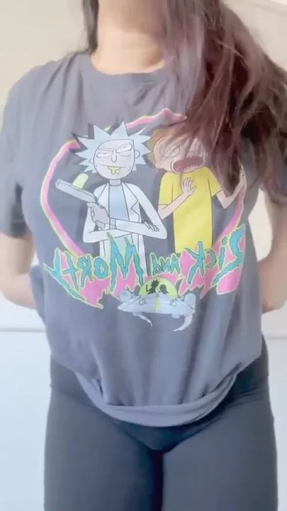 Rick and Morty tee doet goed werk om mijn enorme vermogen te verbergen