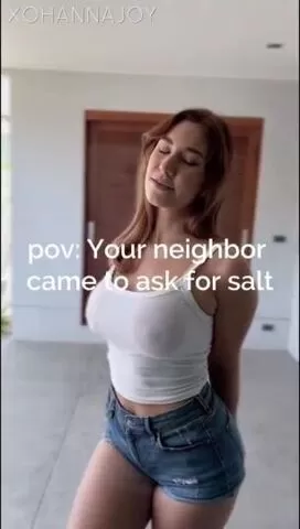 She needed that dick more than salt