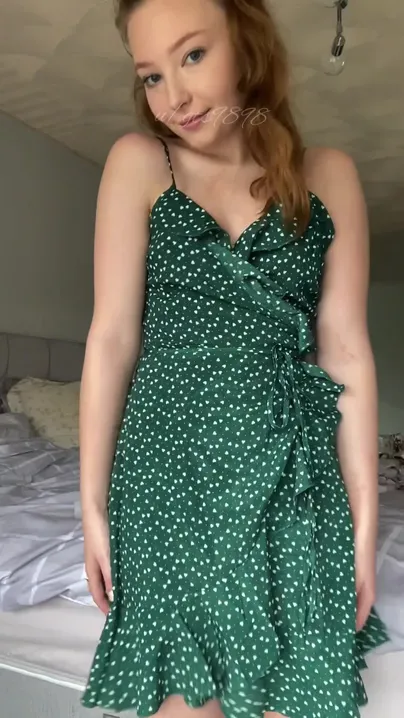 I hope you enjoy seeing this petite redhead strip for you