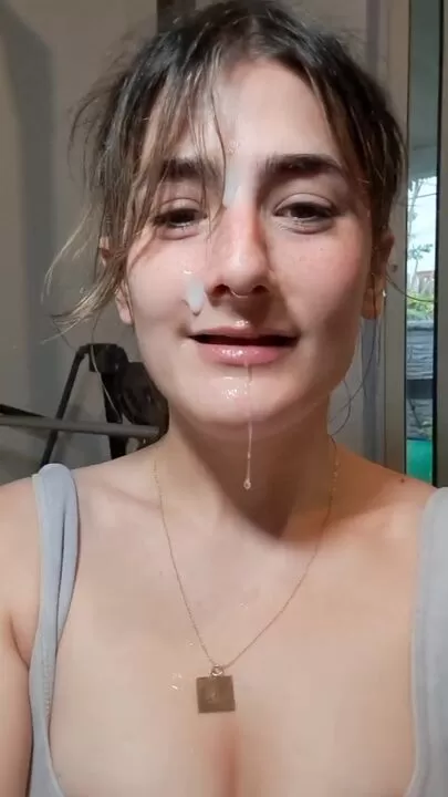 Dripping down my face