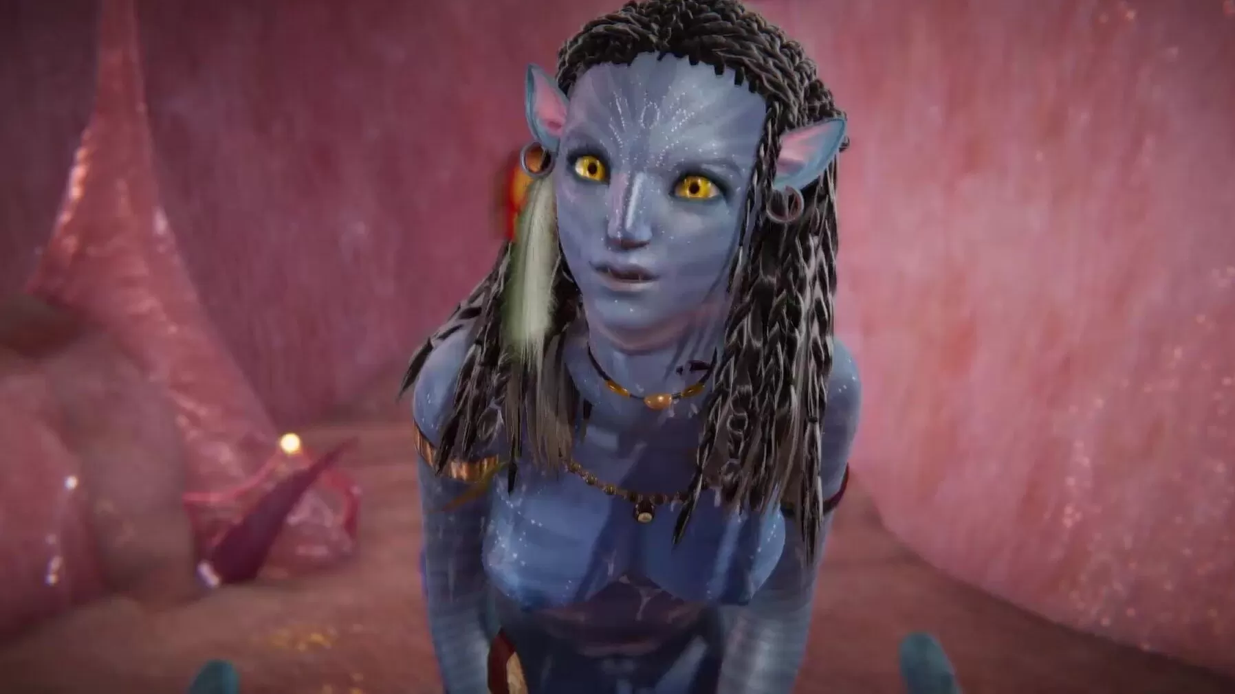 Avatar 3D-Porno-Fantasie geile dünne vollbusige Futa Navi ficken wie verrückt