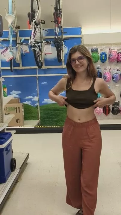 Target seemed like the perfect time to show you my tits!