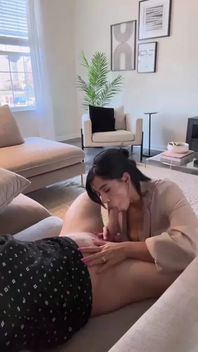Quick blowjob before our date
