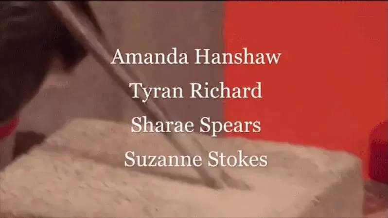 Amanda Hanshaw, Sharae Spears, Suzanne Stokes en Tyran Richard - Werken eraan