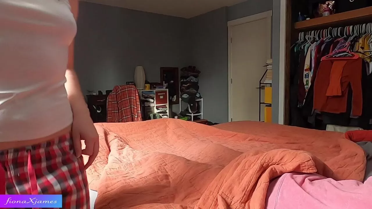 I desperately needed to be filled with cum so I woke my roommate up