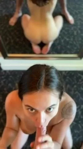 Mirror Blowjob