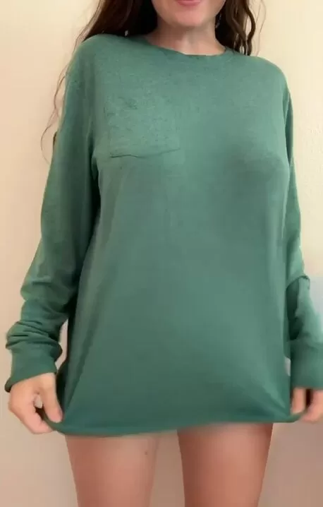 It’s absolutely wild how much a large t-shirt can hide curves