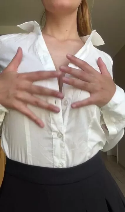 Would you rather cum on my face or on my tits?(Drop)