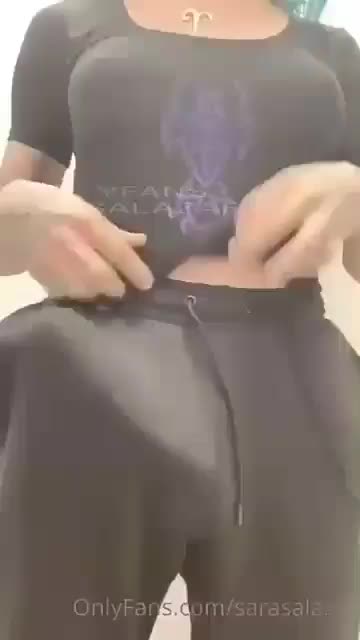 360px x 640px - Sara Salazar shows off whats under her sweatpants
