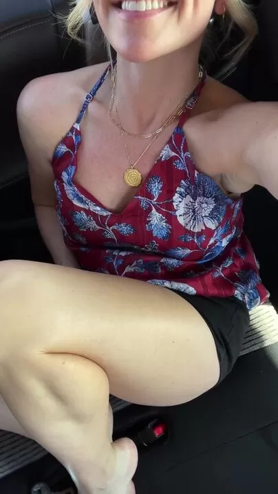 Labia was made for licking. Even if it’s in the backseat, in a busy parking lot and the kinky mommy is wearing a plug…