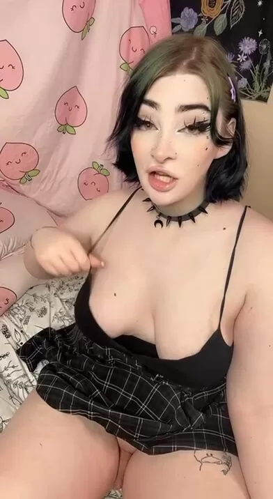 Can this big titty goth girl make you hard?