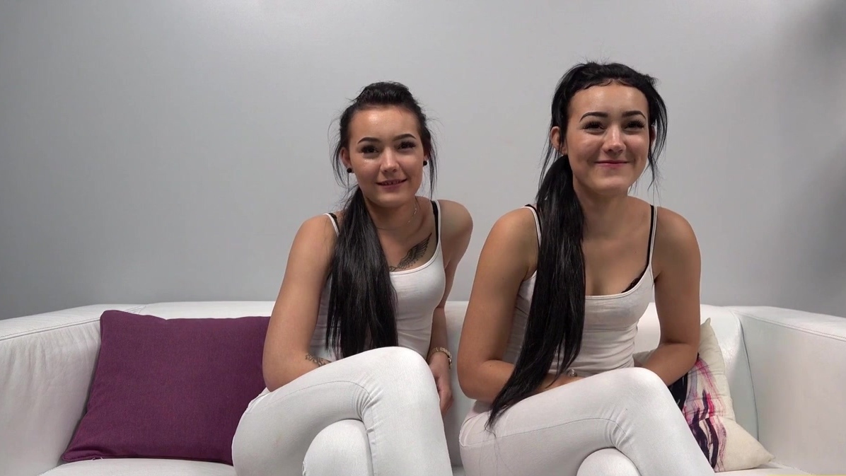 Identical twins fuck equally perfect at a Czech casting