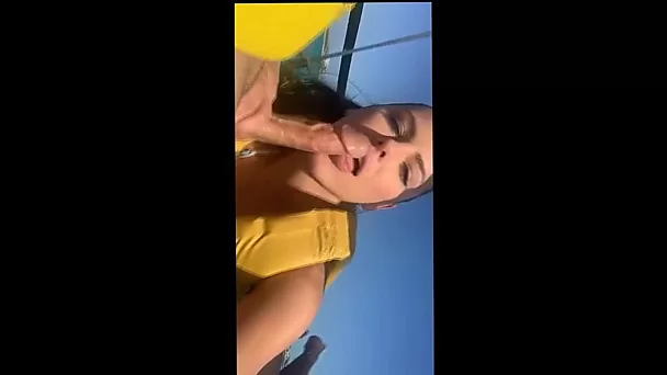 Exclusive Adriana Chechik snapchats from vacation - Amateur Porn