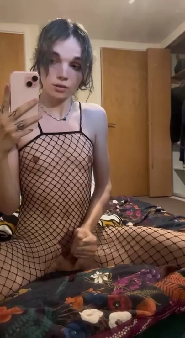 Would you suck off a tgirl in fishnets? (Asking for a friend