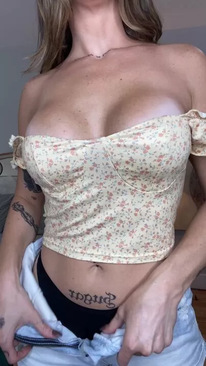 My boobs just can't be contained in this top.