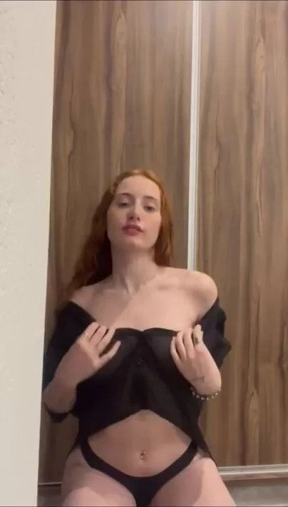 How hard would you go to town on this little ginger cam slut?