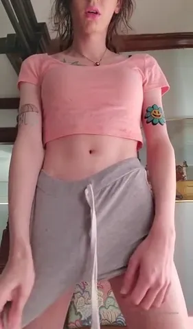 There's a surprise in her shorts