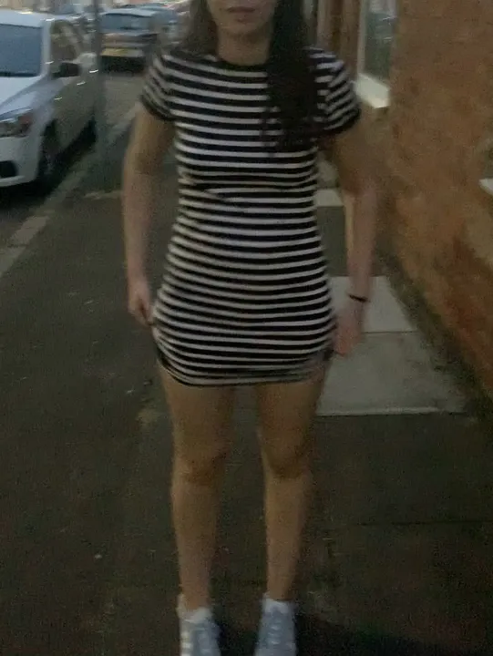 first video.. full flash in my fav dress