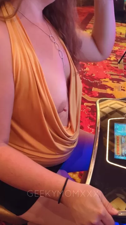 Slipping a nip out at the casino