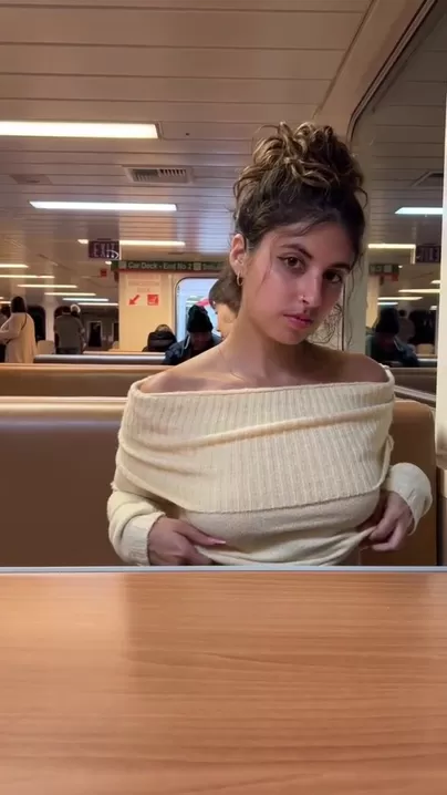 Flashing my Indian tits in public