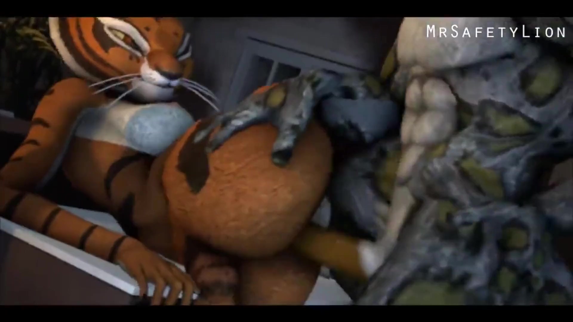 Kung Fu Panda Anal Porn - Tai Lung from Kung Fu Panda gets it on with horny Master Tigress