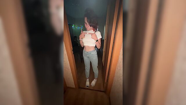 Russian teens gone wild and have sex at the party and after it