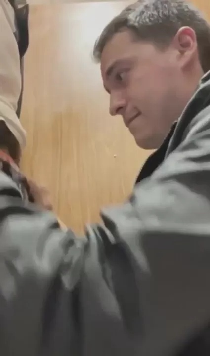 Sucking a stranger at the mall’s public bathroom