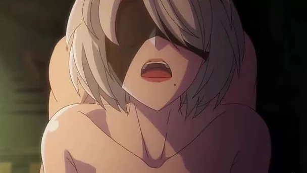 Nier Automata Fan Animation - 2B gets creampied by 9S after a blowjob