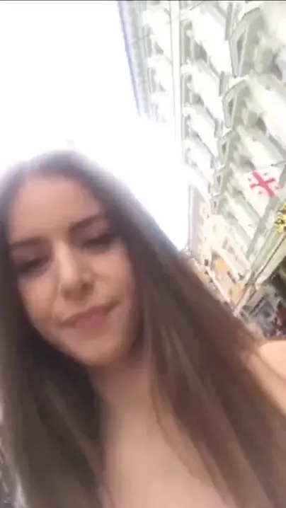 Selfie de Stella Cox à Budapest