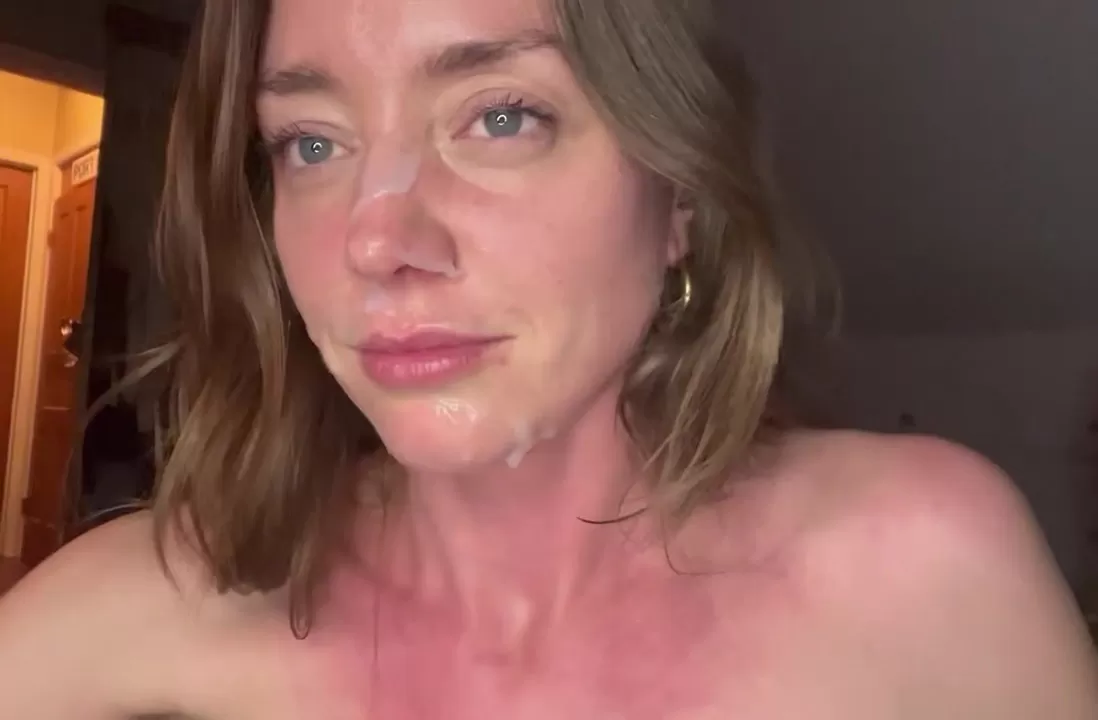 Happy when im covered in cum