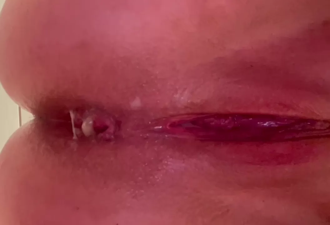 He couldn’t pull out of my tight ass. Have you creampied an ass before?