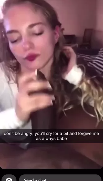 You'll feel that BBC every time you kiss your girlfriend's face or tits