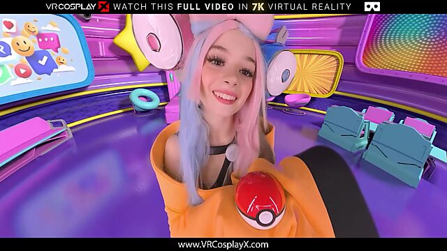 Beautiful Pokemon Molly Violet got fucked in a male POV video