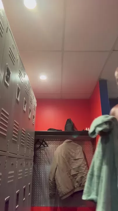 Always love the gym locker room…