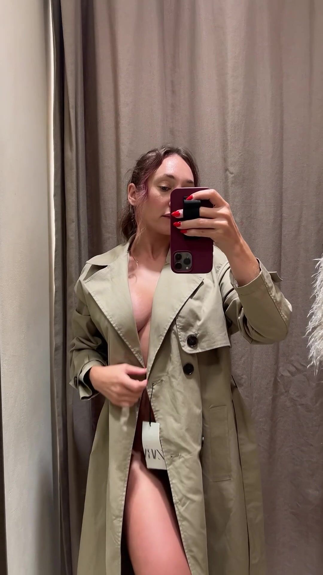 Every man deserves a surprise from a woman in nothing but a trench coat  this fall