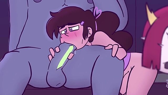 Shemale Marco Diaz and teen Hekapoo get big cocks in pussy and anal as well as creampies