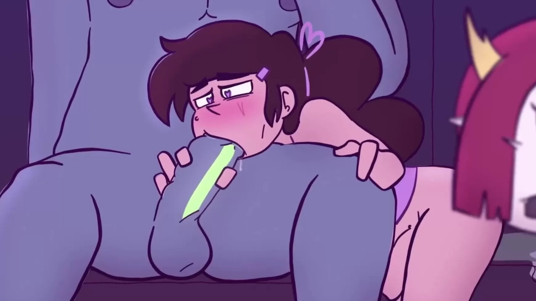 Shemale Marco Diaz and teen Hekapoo get big cocks in pussy and anal as well  as creampies