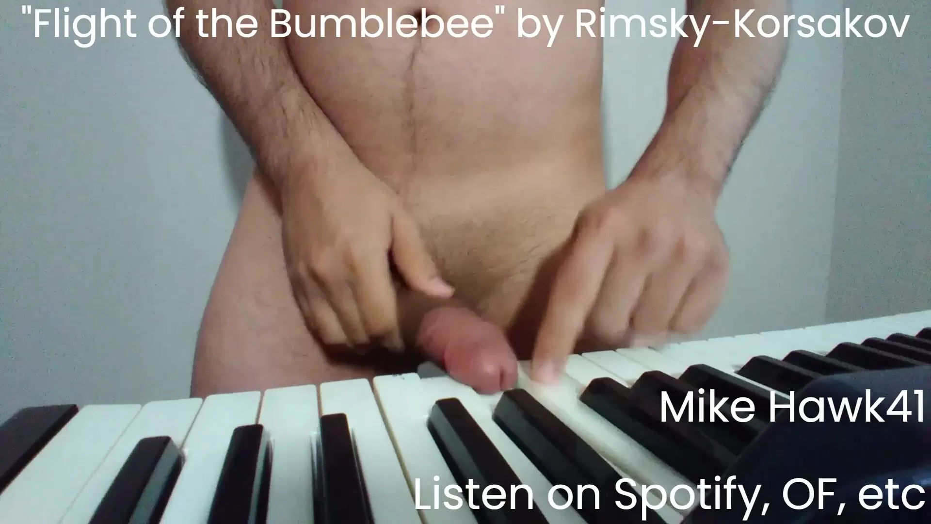 Man plays Flight of the Bumblebee with his penis