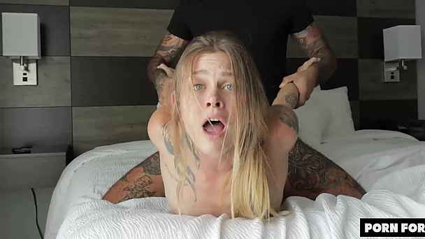 Slim Small-titted Blonde Cutie Gets Her Pussy Drilled Ruthlessly Hard Up To Brain Melting Orgasm