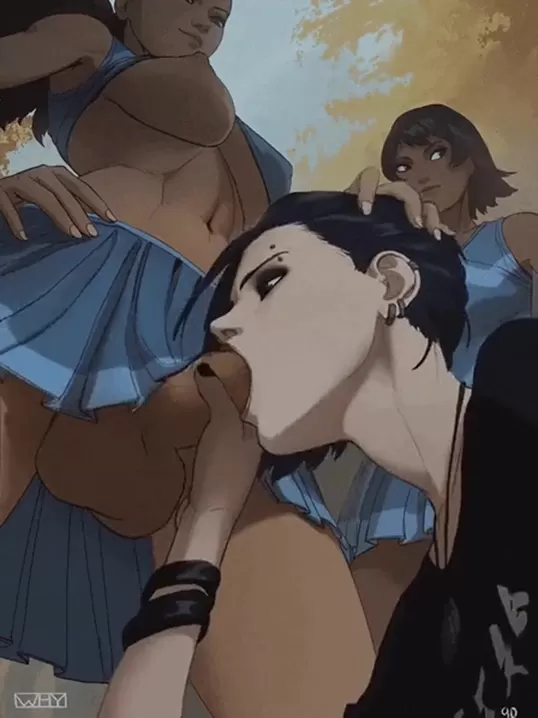 Futa blowjob