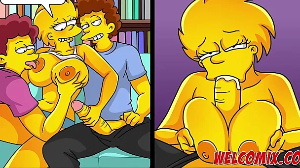 Lisa Simpson, adulte, va profiter d'une véritable double pénétration