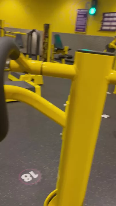 J'étais excitée à la salle de sport ;)