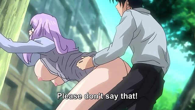 Hentai-Schönheit mit unglaublichen Vollbusen wird in aller Öffentlichkeit auf Lou-Art gefickt