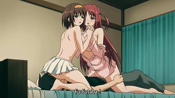 Triângulo de fukubiki hentai miharu depois: miharu sexy e peituda curte foda hardcore em ambos os buracos e ffm quente