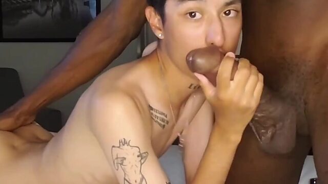 Big Black Cock destroys Twinks anal - Gay porn