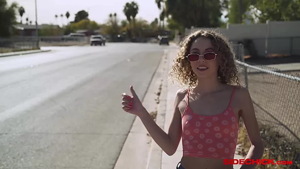 Skinny Allie was hitchhiking a ride, ending up riding his BBC